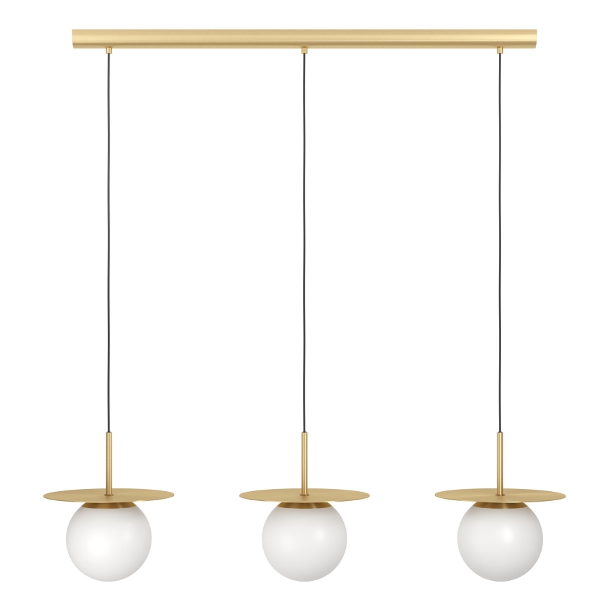 Eglo - Chandelier on a string 3xE27/40W/230V gold