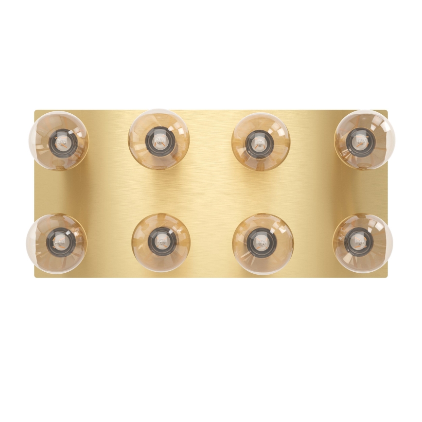Eglo - Ceiling light 8xE27/40W/230V gold
