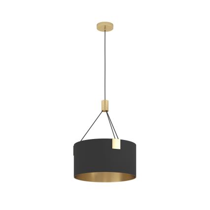 Eglo - Chandelier on a string 3xE27/40W/230V black/gold