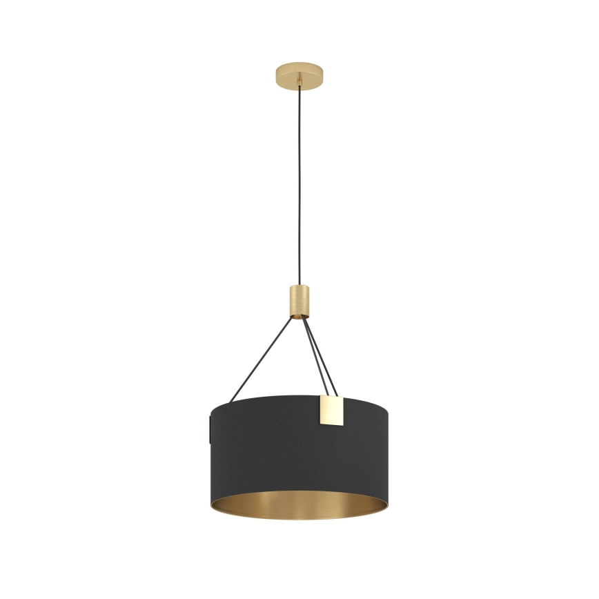 Eglo - Chandelier on a string 3xE27/40W/230V black/gold