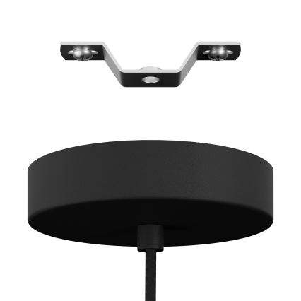 Eglo - Chandelier on a string 3xE27/40W/230V black/gold