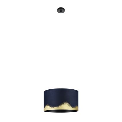Eglo - Chandelier on a string 1xE27/40W/230V d. 38 cm blue/gold