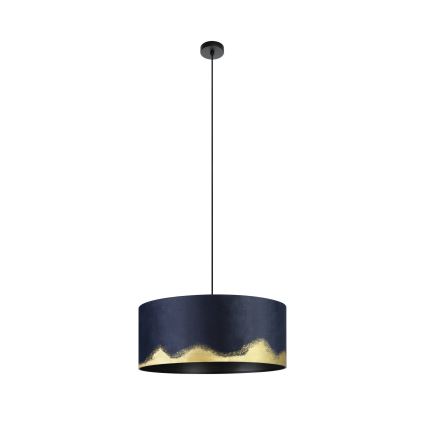 Eglo - Chandelier on a string 1xE27/40W/230V d. 53 cm blue/gold