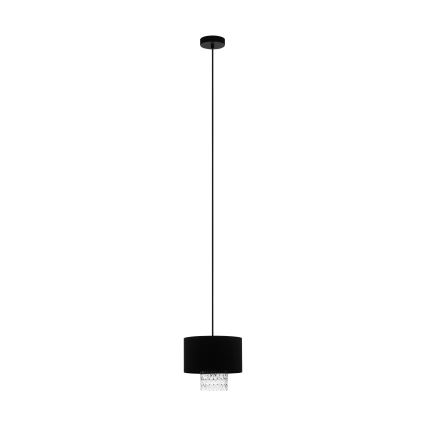 Eglo - Chandelier on a string 1xE27/40W/230V black