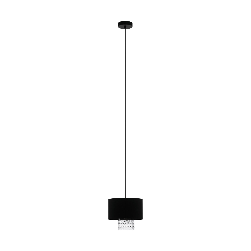 Eglo - Chandelier on a string 1xE27/40W/230V black