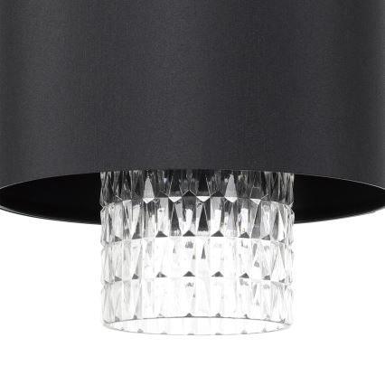 Eglo - Chandelier on a string 1xE27/40W/230V black