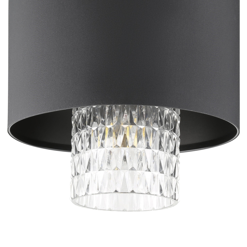 Eglo - Chandelier on a string 3xE27/40W/230V black