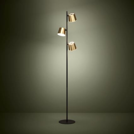 Eglo - LED Floor lamp 3xGU10/4,6W/230V 3000K gold