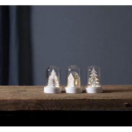 Eglo - SET 3x LED Christmas decorations LED/0,06W/1xCR2032 white