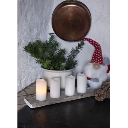 Eglo - SET 4x LED Christmas decoration 2xLED/0,18W/2xCR2032 + remote control