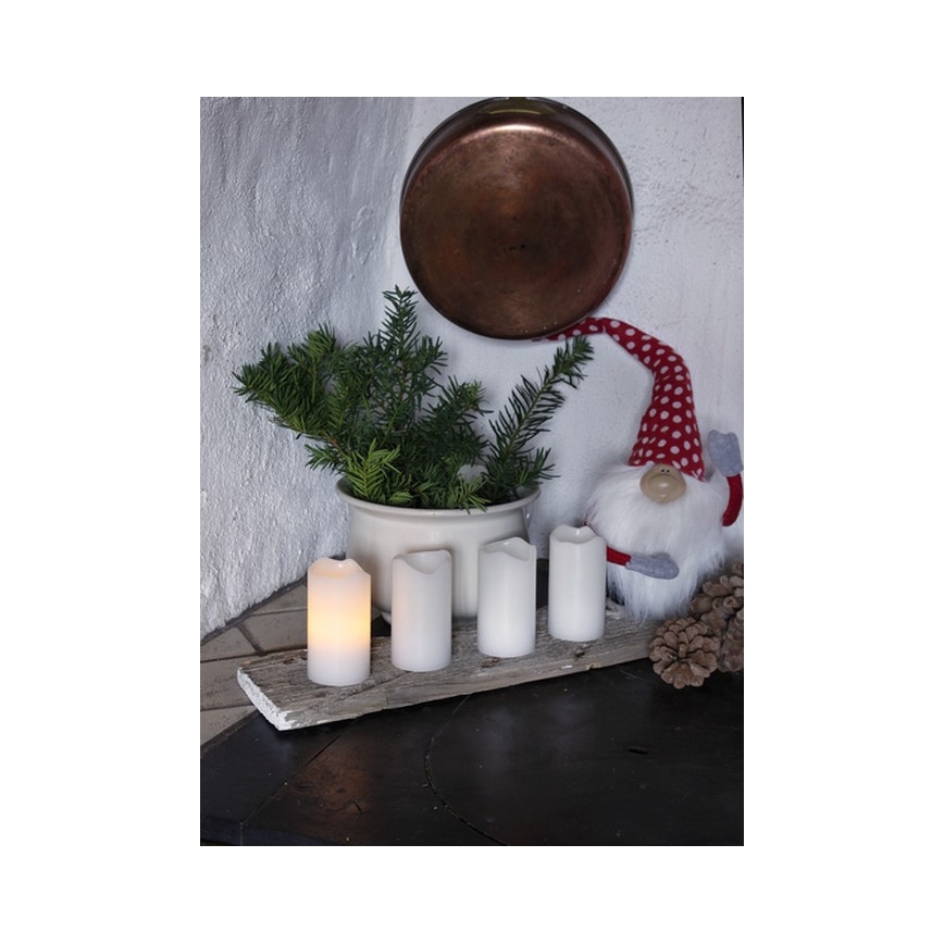 Eglo - Set of 4 LED Christmas decorations 1xLED/0.18W/2xCR2032 + remote control