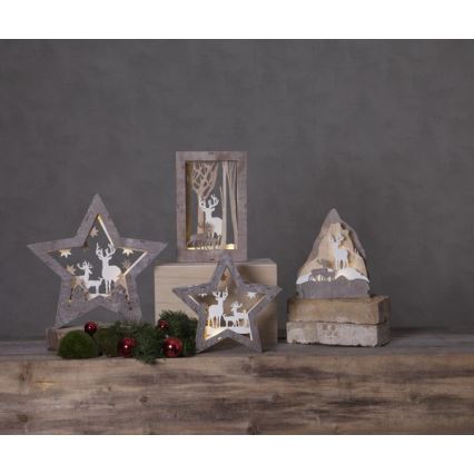 Eglo - LED Christmas decoration 10xLED/0,03W/2xAA