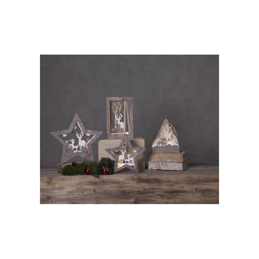 Eglo - LED Christmas decoration 10xLED/0,03W/2xAA