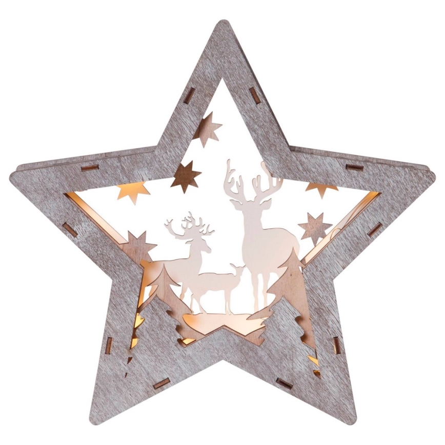 Eglo - LED Christmas decoration 10xLED/0,03W/2xAAA