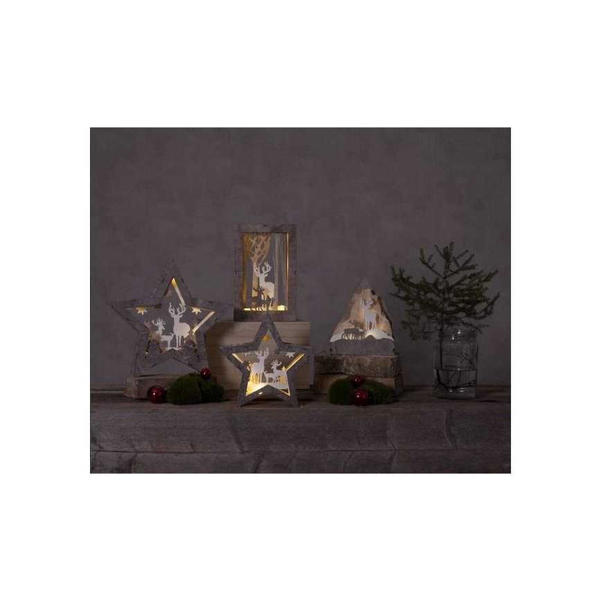 Eglo - LED Christmas decoration 10xLED/0,03W/2xAAA