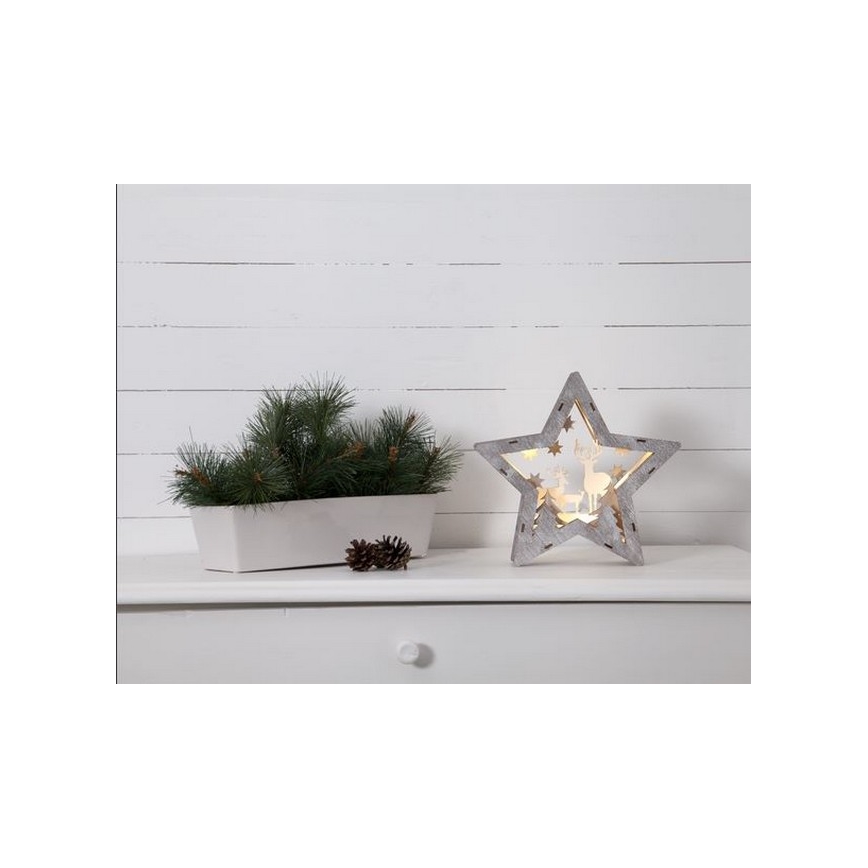 Eglo - LED Christmas decoration 10xLED/0,03W/2xAAA
