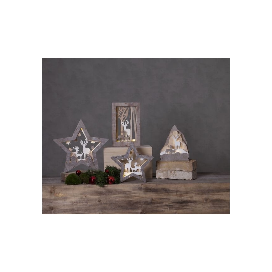 Eglo - LED Christmas decoration 10xLED/0,03W/2xAAA