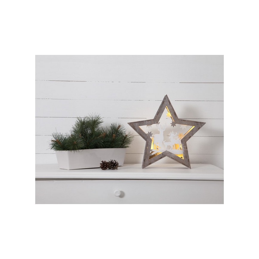 Eglo - LED Christmas decoration 10xLED/0,03W/2xAA