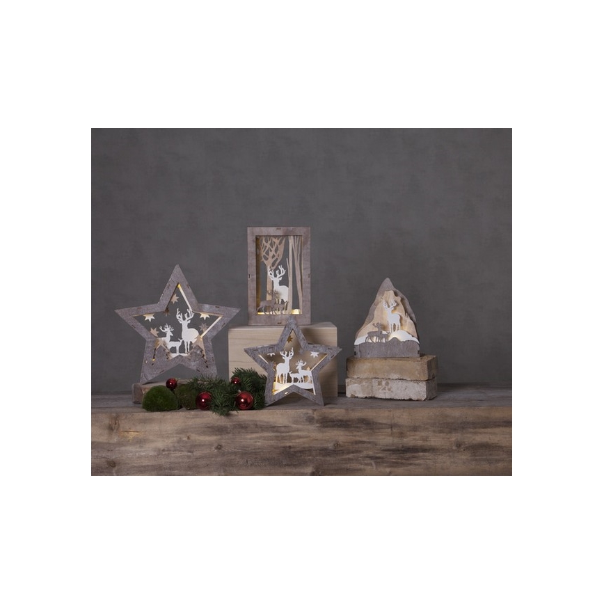 Eglo - LED Christmas decoration 10xLED/0,03W/2xAA