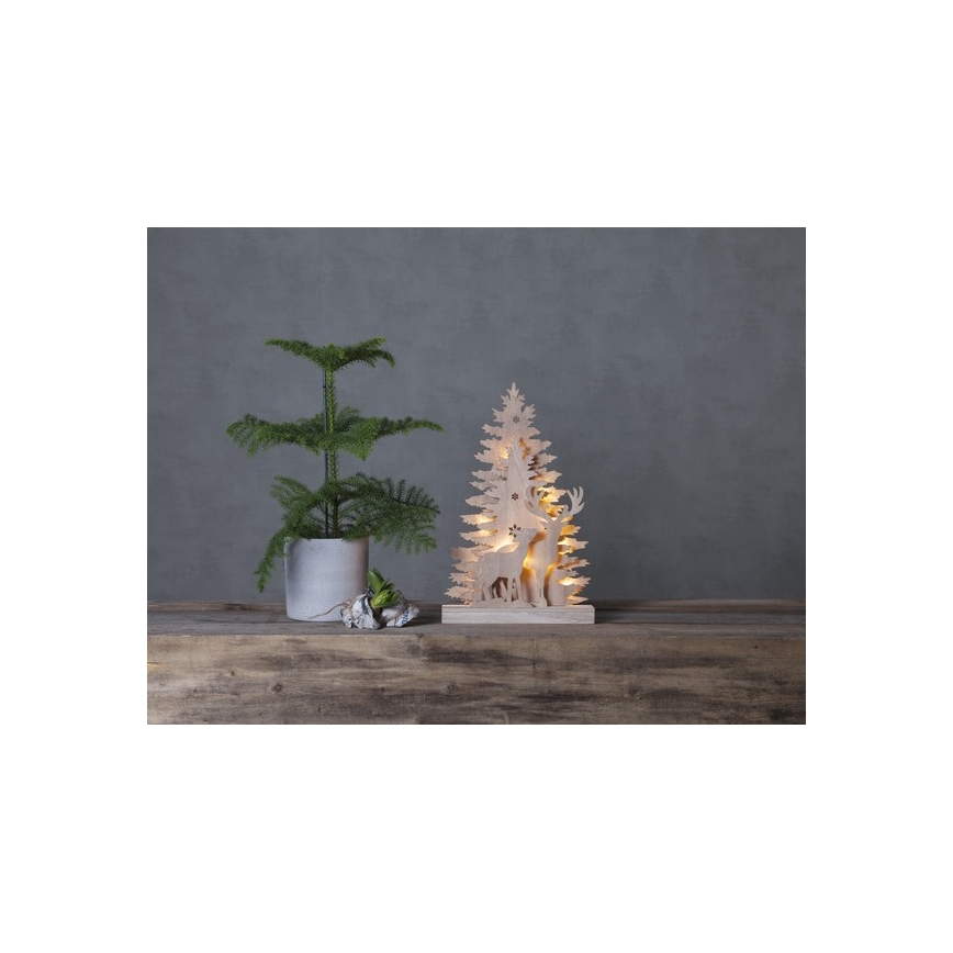 Eglo - LED Christmas decoration 10xLED/0,03W/2xAA