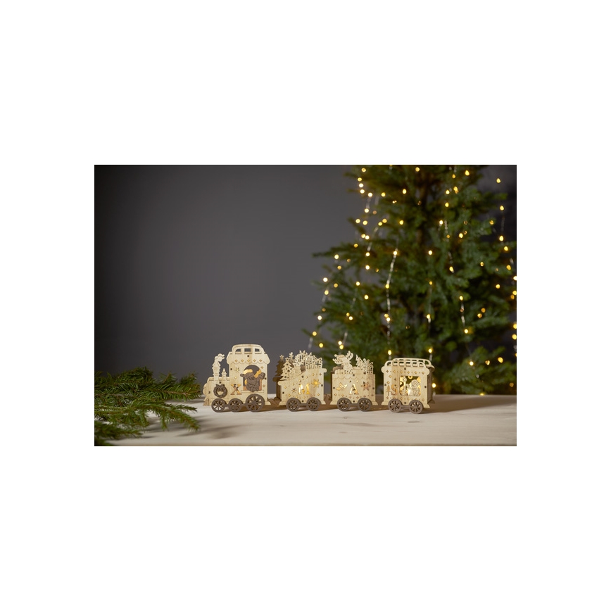 Eglo - LED Christmas decoration 4xLED/0,06W/2xAA