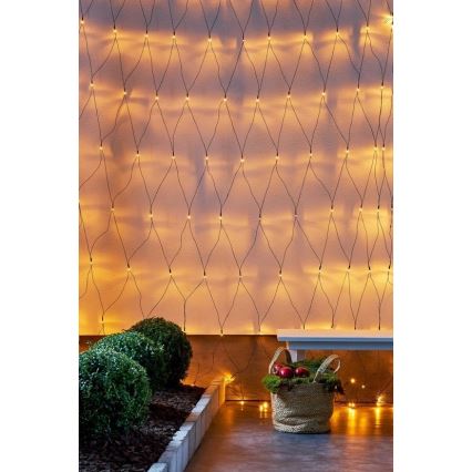 Eglo - LED Outdoor Christmas chain 160xLED 2m IP44 warm white