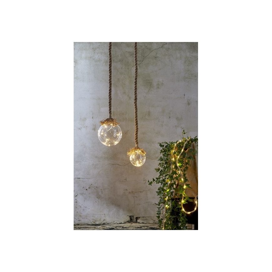 Eglo - LED Christmas decoration 15xLED/0,06W/3xAA