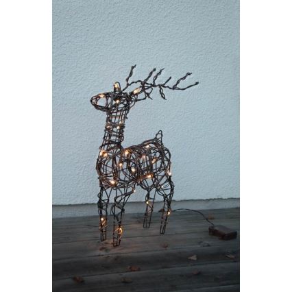 Eglo - LED Outdoor Christmas decoration 24xLED/0,06W/3xAA IP44