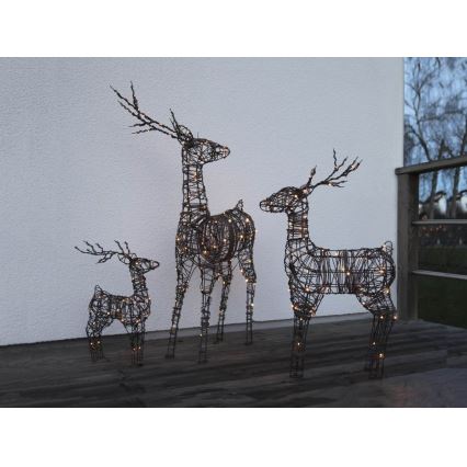 Eglo - LED Outdoor Christmas decoration 24xLED/0,06W/3xAA IP44
