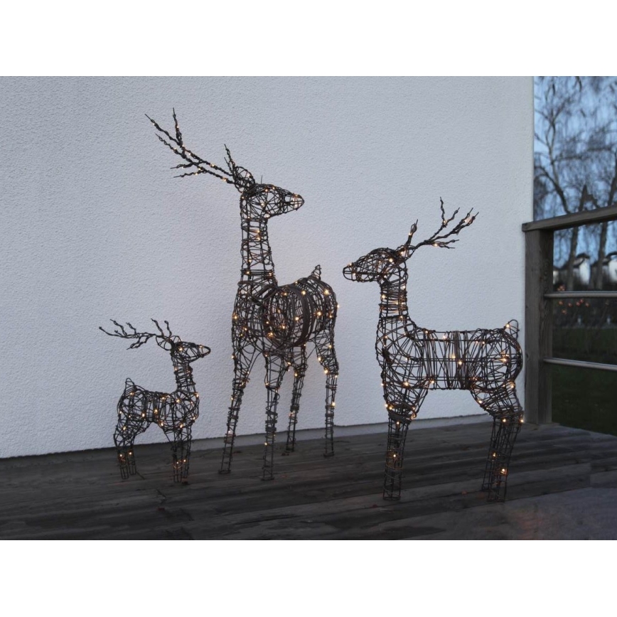 Eglo - LED Outdoor Christmas decoration 24xLED/0,06W/3xAA IP44