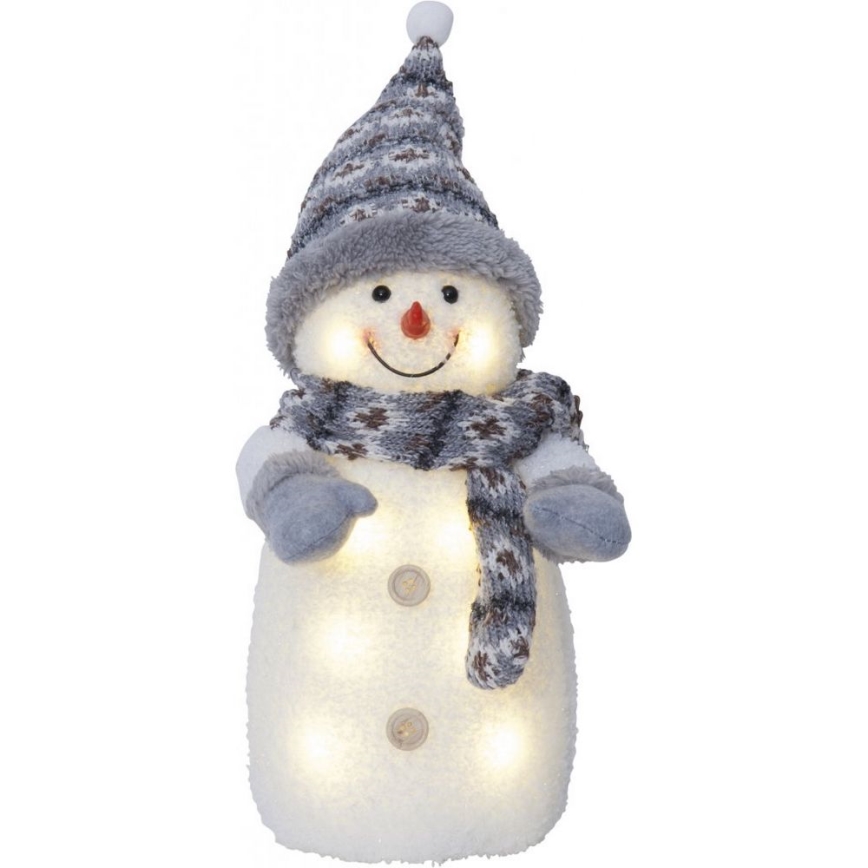 Eglo - LED Christmas decoration 8xLED/0,06W/3xAA grey