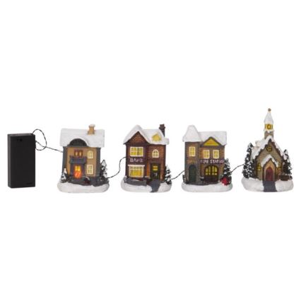 Eglo - LED Christmas decoration 4xLED/0,064W/2xAA