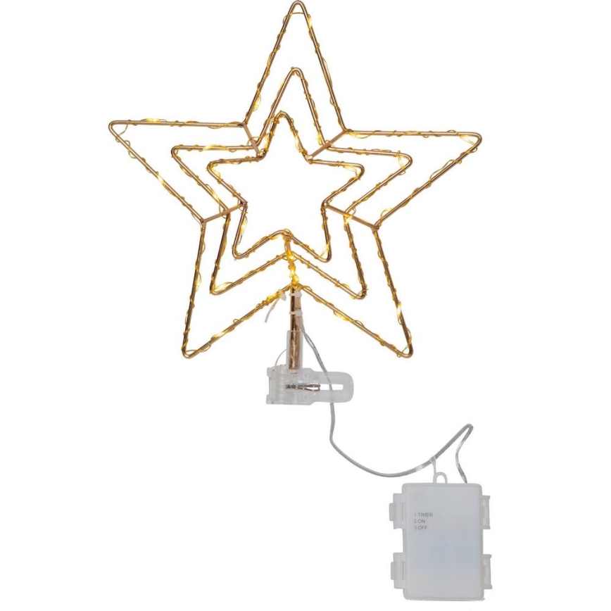 Eglo - LED Outdoor Christmas decoration 30xLED/0,06W/3xAA IP44