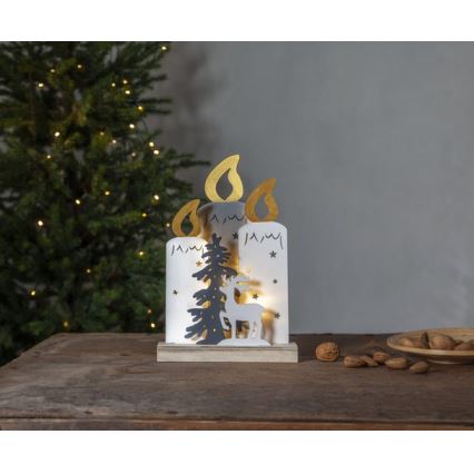Eglo - LED Christmas deocoration 10xLED/0,03W/2xAA