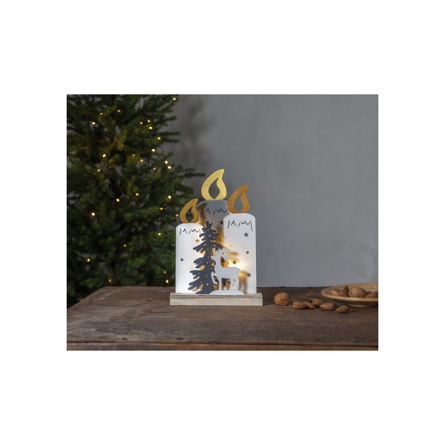 Eglo - LED Christmas deocoration 10xLED/0,03W/2xAA