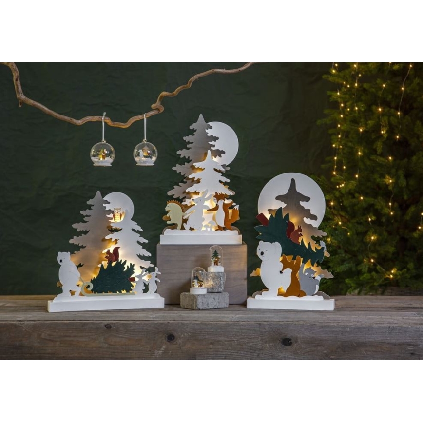 Eglo - SET 2x LED Christmas decorations 1xLED/0,03W/1xCR2032