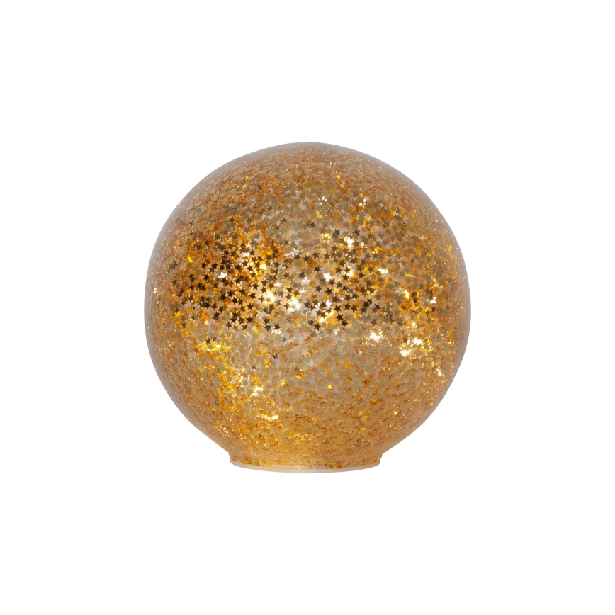 Eglo 411346 - LED Christmas decoration STAR FALL 15xLED/2xAA Ø 15 cm gold
