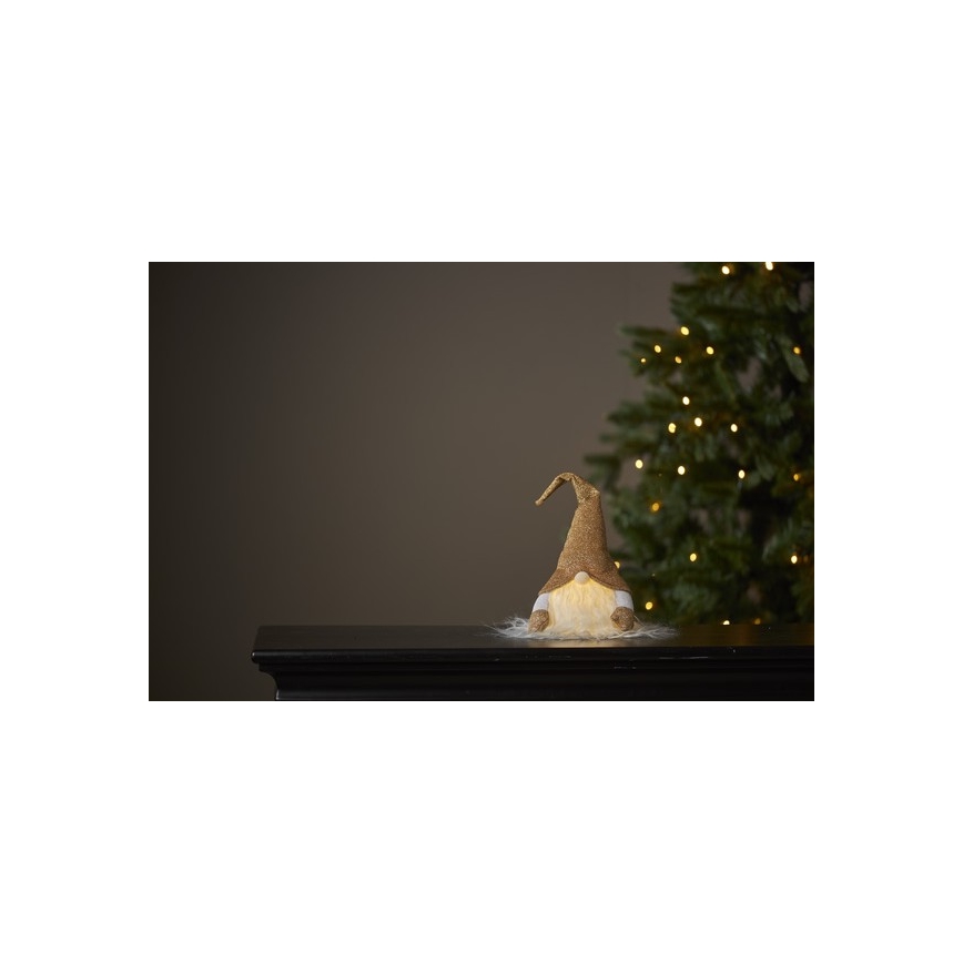 Eglo - LED Christmas decoration 1xLED/0,06W/3xAG13 gold