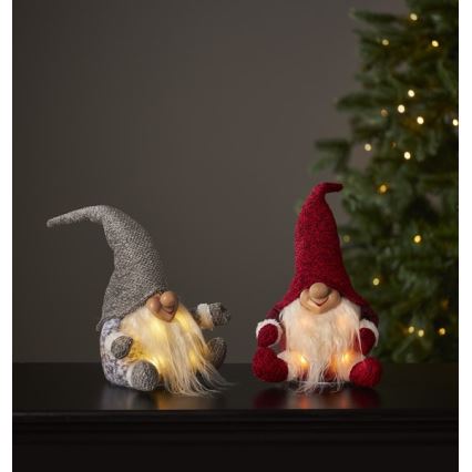Eglo - LED Christmas decoration 4xLED/0,06W/3xAA grey