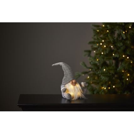 Eglo - LED Christmas decoration 4xLED/0,06W/3xAA grey