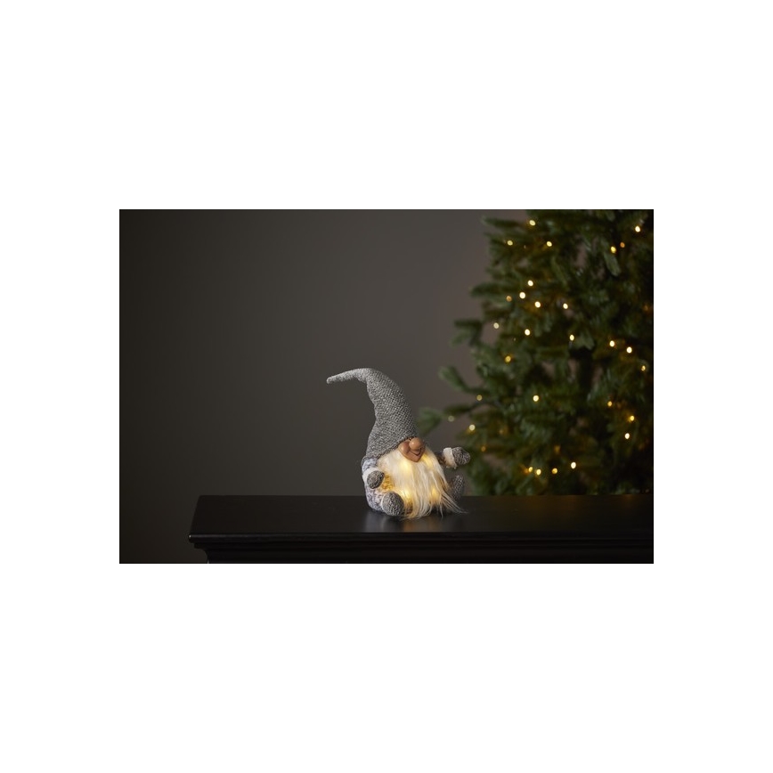 Eglo - LED Christmas decoration 4xLED/0,06W/3xAA grey