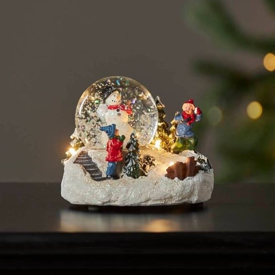 Eglo 411482 - LED Christmas decoration WINTERVILLE LED/2xAAA snow globe