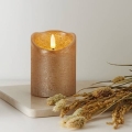 Eglo 411498 - LED Candle FLAMME RUSTIC LED/2xAA gold