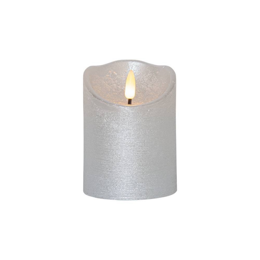 Eglo 411502 - LED Candle FLAMME RUSTIC LED/2xAA silver