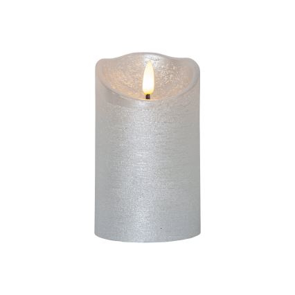 Eglo 411503 - LED Candle FLAMME RUSTIC LED/2xAA Silver