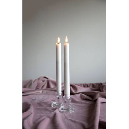 Eglo 411505 - Set of 2 FLAMME LED Candles, LED/1xAAA, White