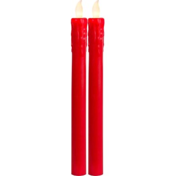 Eglo 411505 - Set of 2 PRESSE LED Candles, 1×AAA, Red
