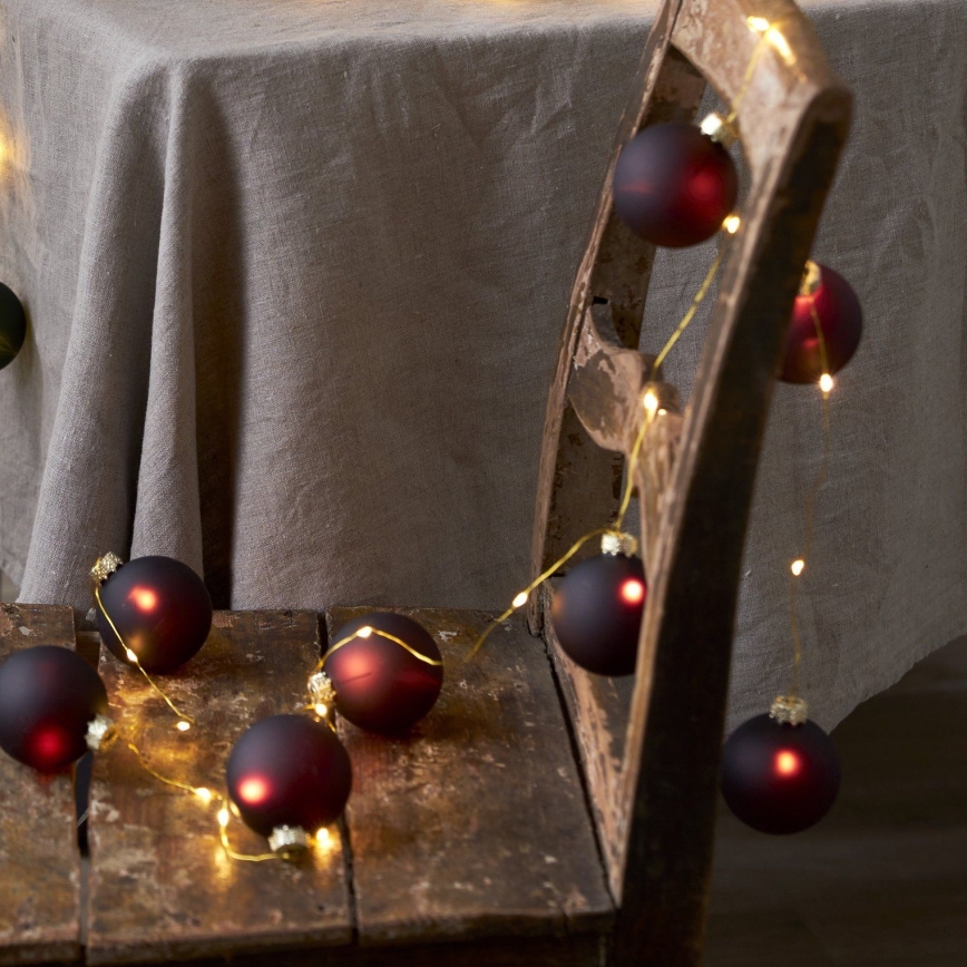 Eglo 411559 - Christmas chain BLISS 22xLED/3xAA 2,6m warm white