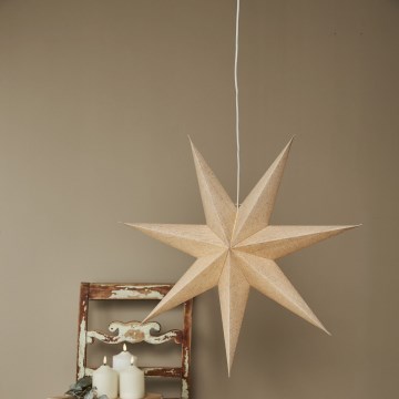 Eglo 411576 - ÉTOILE Christmas Star, 35 cm, Beige