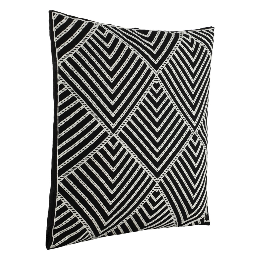 Eglo - Decorative pillow 45x45 cm black/white